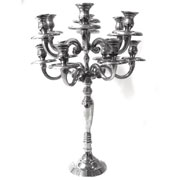 Silver Candle Chandelier