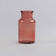 Glass Bud Vase Coloured - Pink