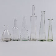 Bud Vases Clear - variety set of 6
