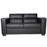 Black La Scala Double Seater Couch