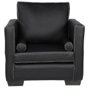 Black Ontario Single Seater Couch