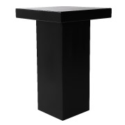 Black Plinth Cocktail Table
