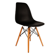 Black Eames Cafe Chair