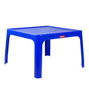 Blue Plastic Square Table