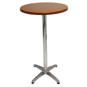 Brown Round Cocktail Table
