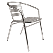 Chrome Sling Cafe Chair