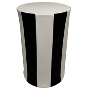 Black and White Circus Cocktail Table