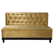 Gold Double Seater Couch