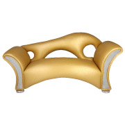 Gold Sahara Double Seater Couches