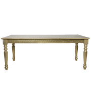 Gold Traditional Dining Table