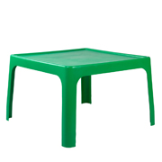 Green Square Plastic Table