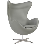 Grey Egg Single Seater Couch