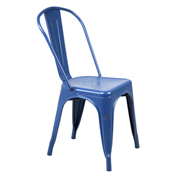 Blue Xavier Cafe Chair