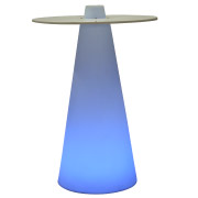 LED Round Cone Cocktail Table