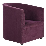 Purple Tristan Tub Single Seater Couch