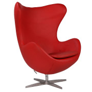 Red Egg Single Seater Couch