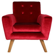 Red Sexton Single Seater Couch