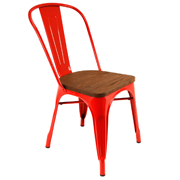 Red Xavier Cafe Chair