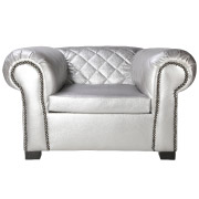 Silver Madison Single Seater Couch