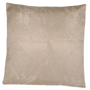 Taupe Floral Patterned Scatter Cushion