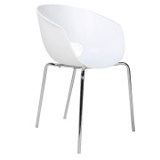 White Beam Cafe Chair