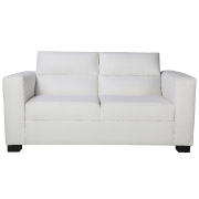 White La Scala Double Seater Couch