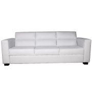 White La Scala Triple Seater Couch