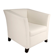 White Club Single Seater Couch