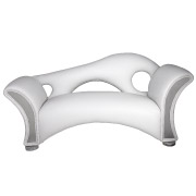 White Sahara Double Seater Couch