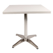White Square Cafe Table