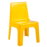Yellow Kids Plastic Chair