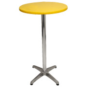 Yellow Round Cocktail Table