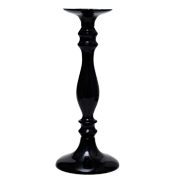 Aluminium Black Candle Holder Small