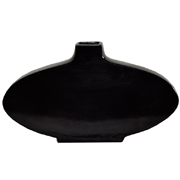 Ceramic Flat Oval Vase