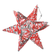 Coke Tin Star Lantern