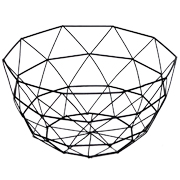 Geometric Wire Basket