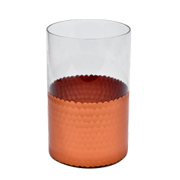 Glass and Copper Hurricane Large