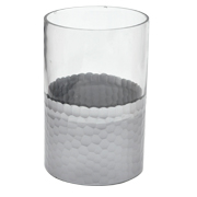 Glass and Silver Hurricane Medium