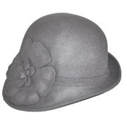 Grey Felt Hat A