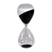 Hourglass Black Sand
