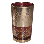 Indian Tumbler A Red and Gold
