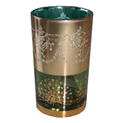 Indian Tumbler F Green and Gold