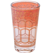 Moroccan Tea Glass Rose Pink