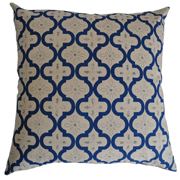 Moroccan Lattice Stone and Blue