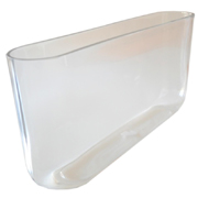 Oval Tank Vase 40 x 8 x 20cm h