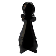 Pawn Sculpture Black
