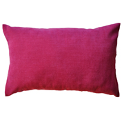 Plush Velvet Cushion Cover Pink Plain