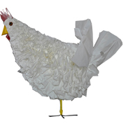 Recycled Plastic Chicken White