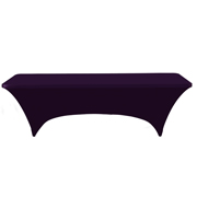 Standard Trestle Tablecloth Stretch Cover Purple