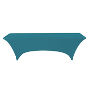 Standard Trestle Tablecloth Stretch Cover Turquoise